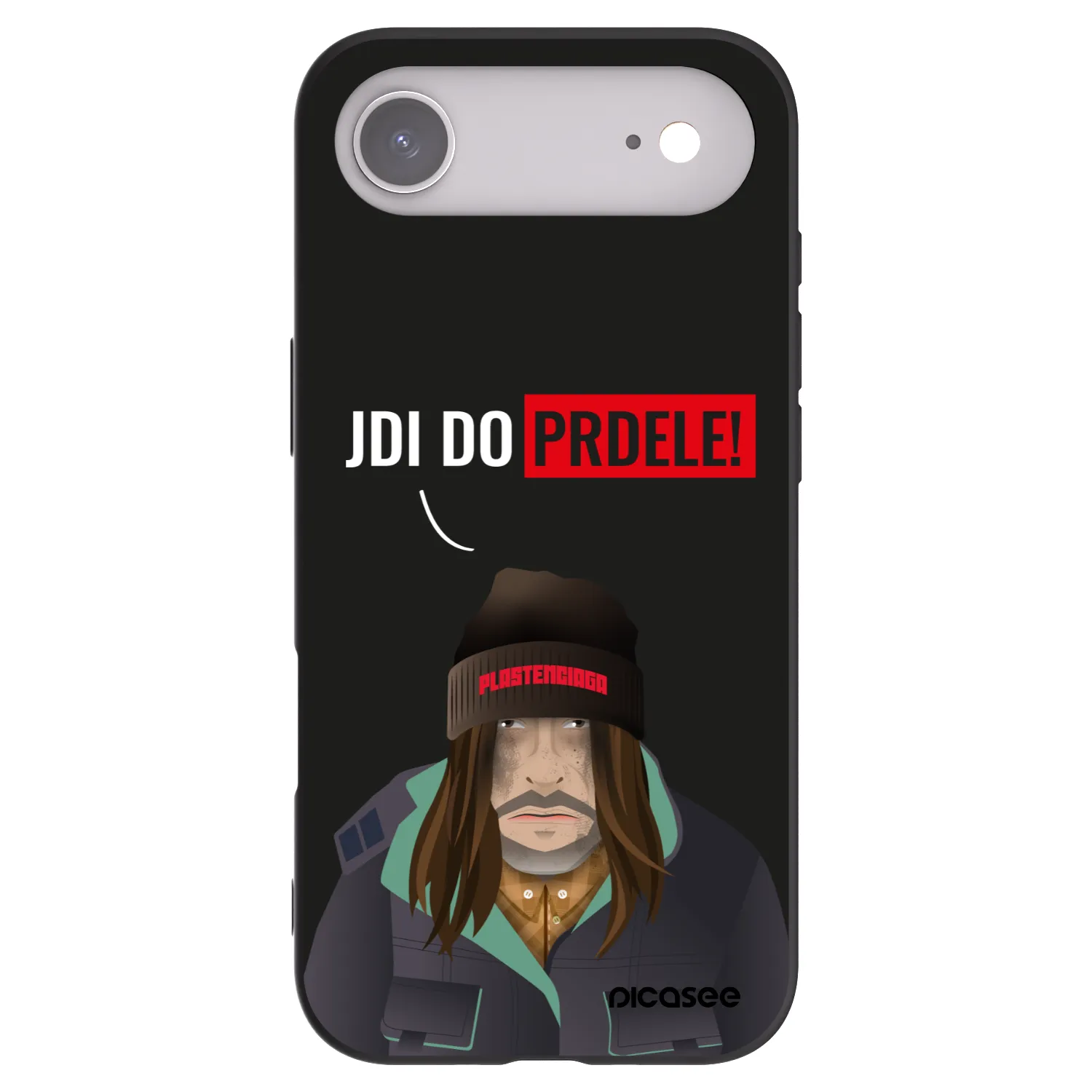 Picasee Μαύρη θήκη σιλικόνης για Apple iPhone Air - Bezďák