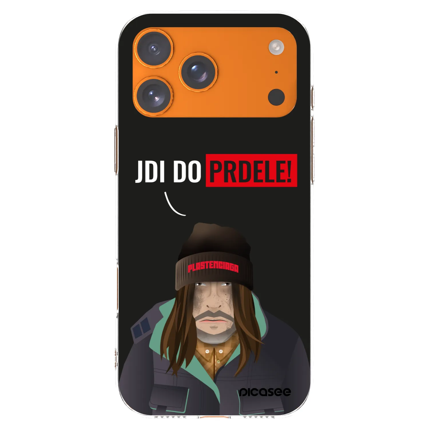 Picasee διαφανής θήκη σιλικόνης Apple iPhone 17 Pro Max - Bezďák