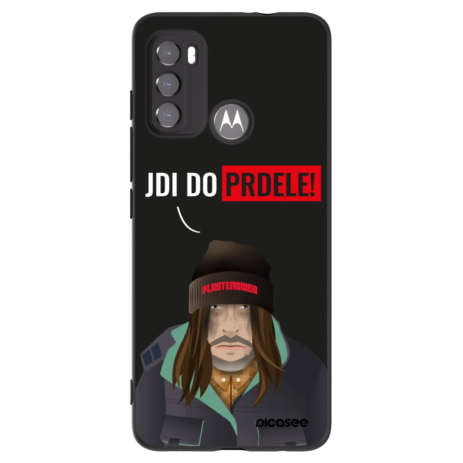 Picasee Μαύρη θήκη σιλικόνης για Motorola Edge 60 5G - Bezďák