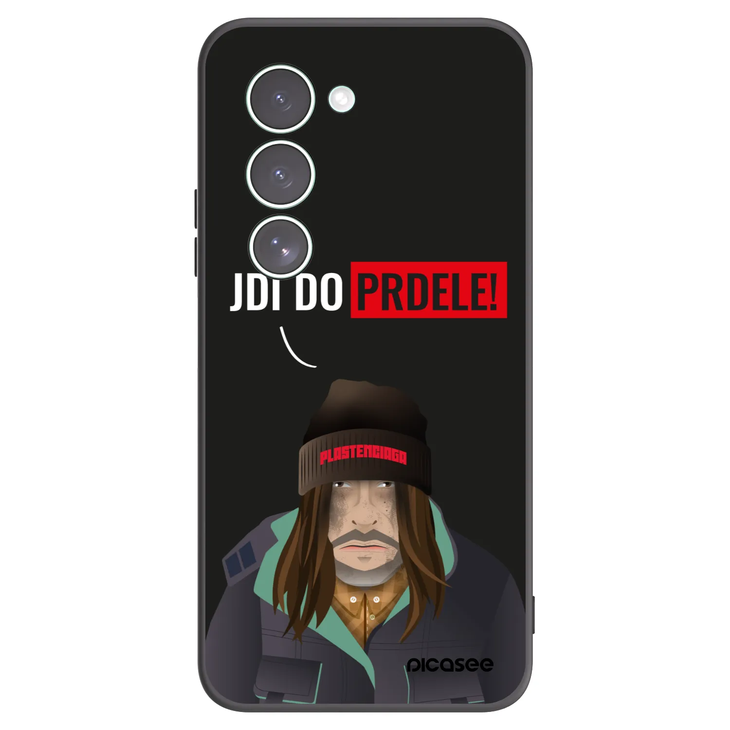 Picasee Μαύρη θήκη σιλικόνης για Xiaomi Redmi 15 5G - Bezďák