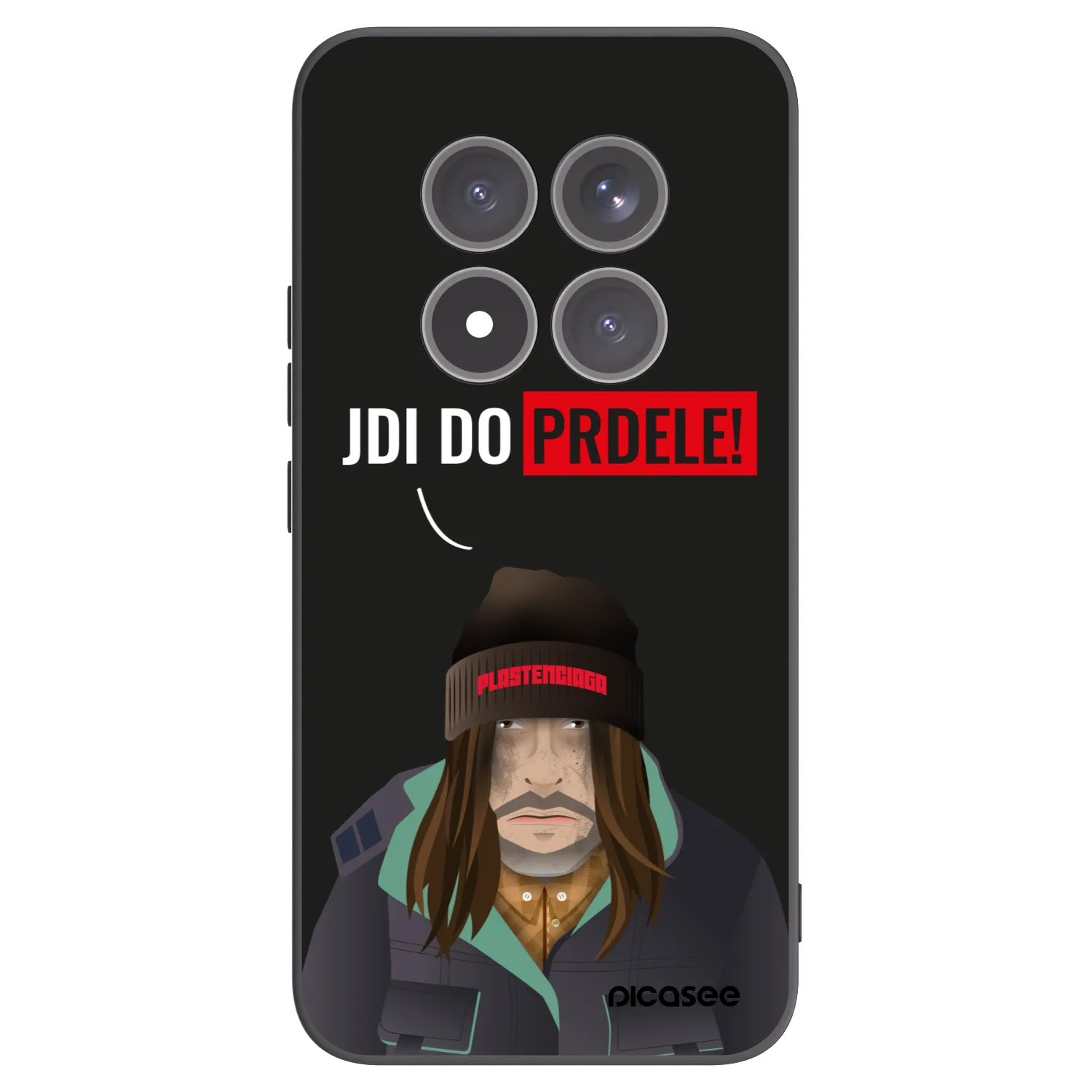 Picasee Μαύρη θήκη σιλικόνης για Xiaomi Redmi Note 15 Pro+ - Bezďák