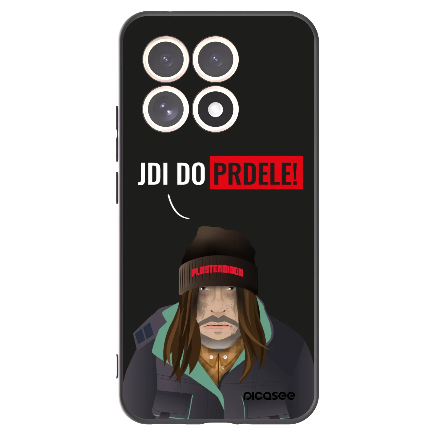 Picasee Μαύρη θήκη σιλικόνης για Xiaomi 15T - Bezďák