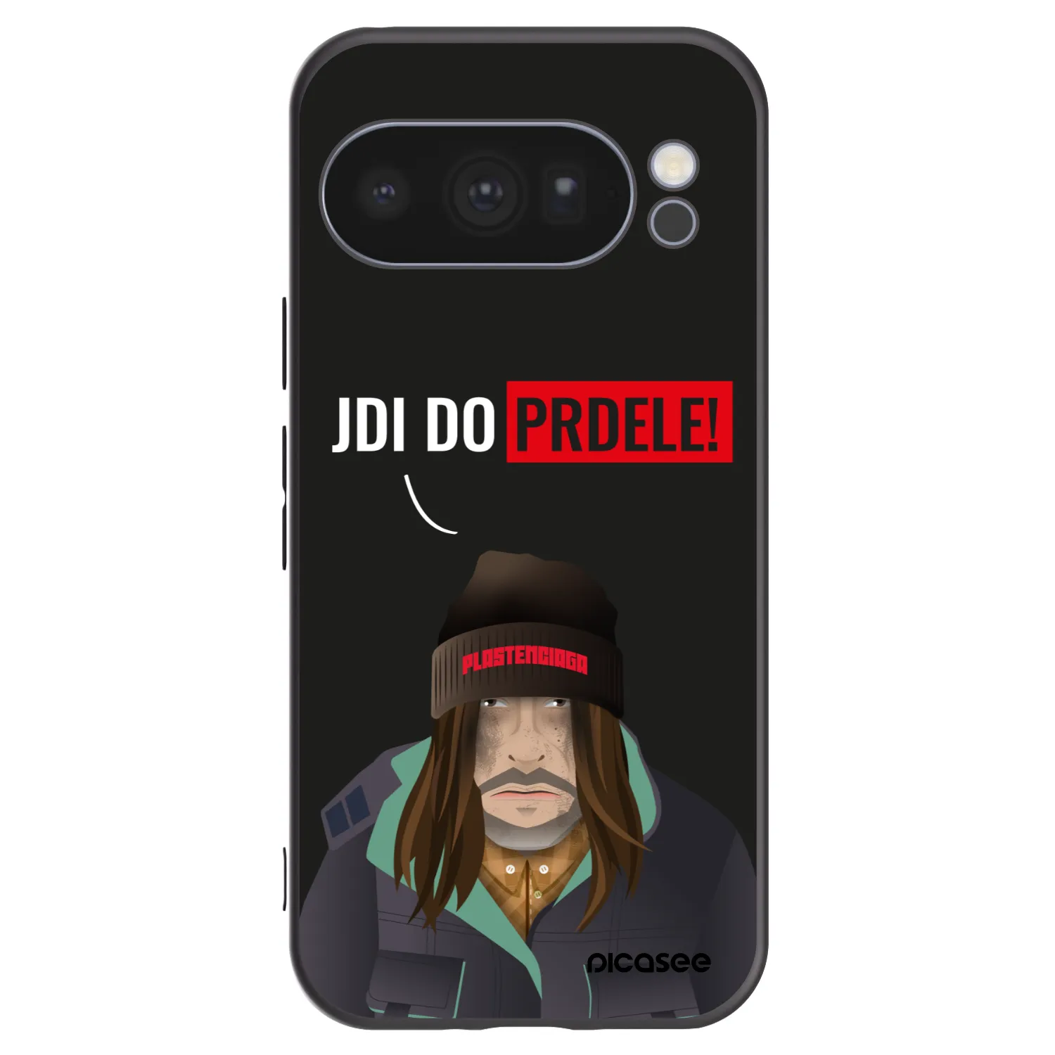 Picasee Μαύρη θήκη σιλικόνης για Google Pixel 10 Pro - Bezďák