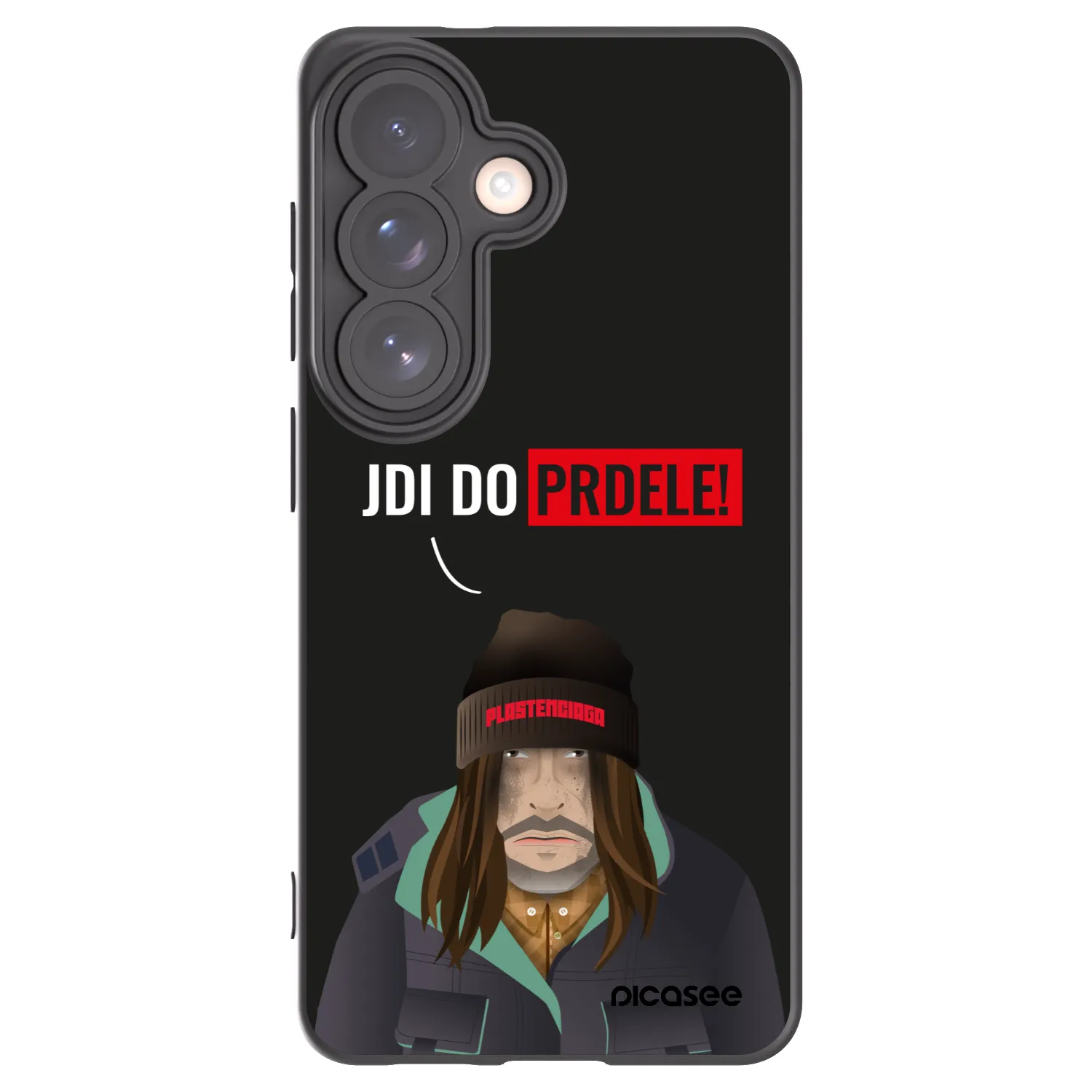Picasee Μαύρη θήκη σιλικόνης για Samsung Galaxy S26 - Bezďák
