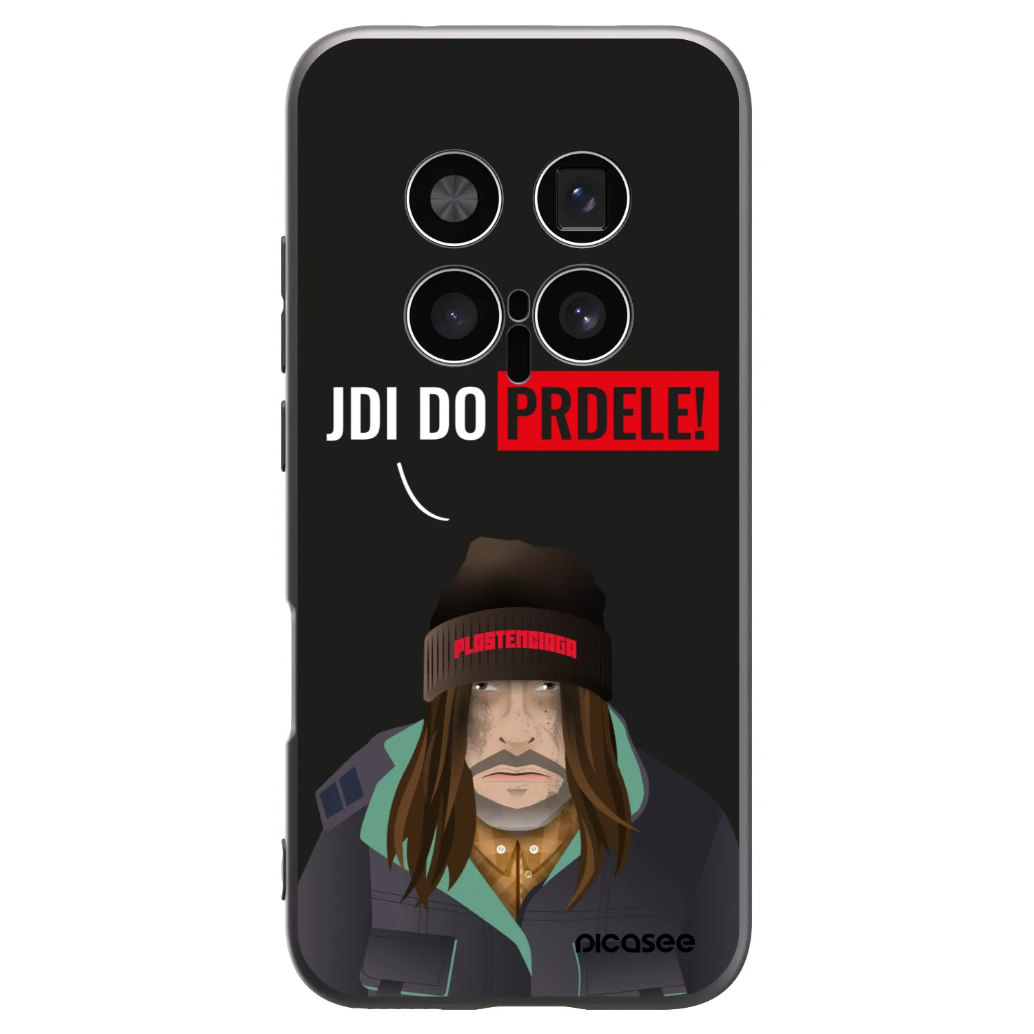 Picasee Μαύρη θήκη σιλικόνης για Honor Magic8 Pro 5G - Bezďák