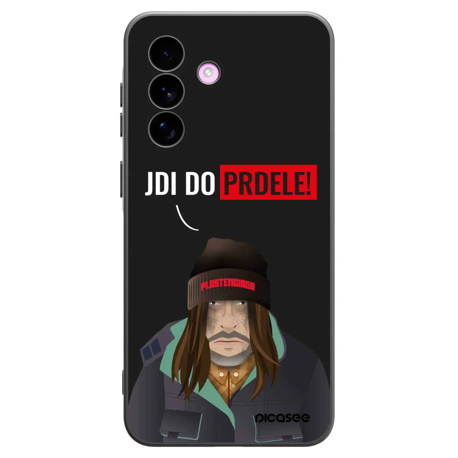 Picasee Μαύρη θήκη σιλικόνης για Samsung Galaxy A57 5G - Bezďák