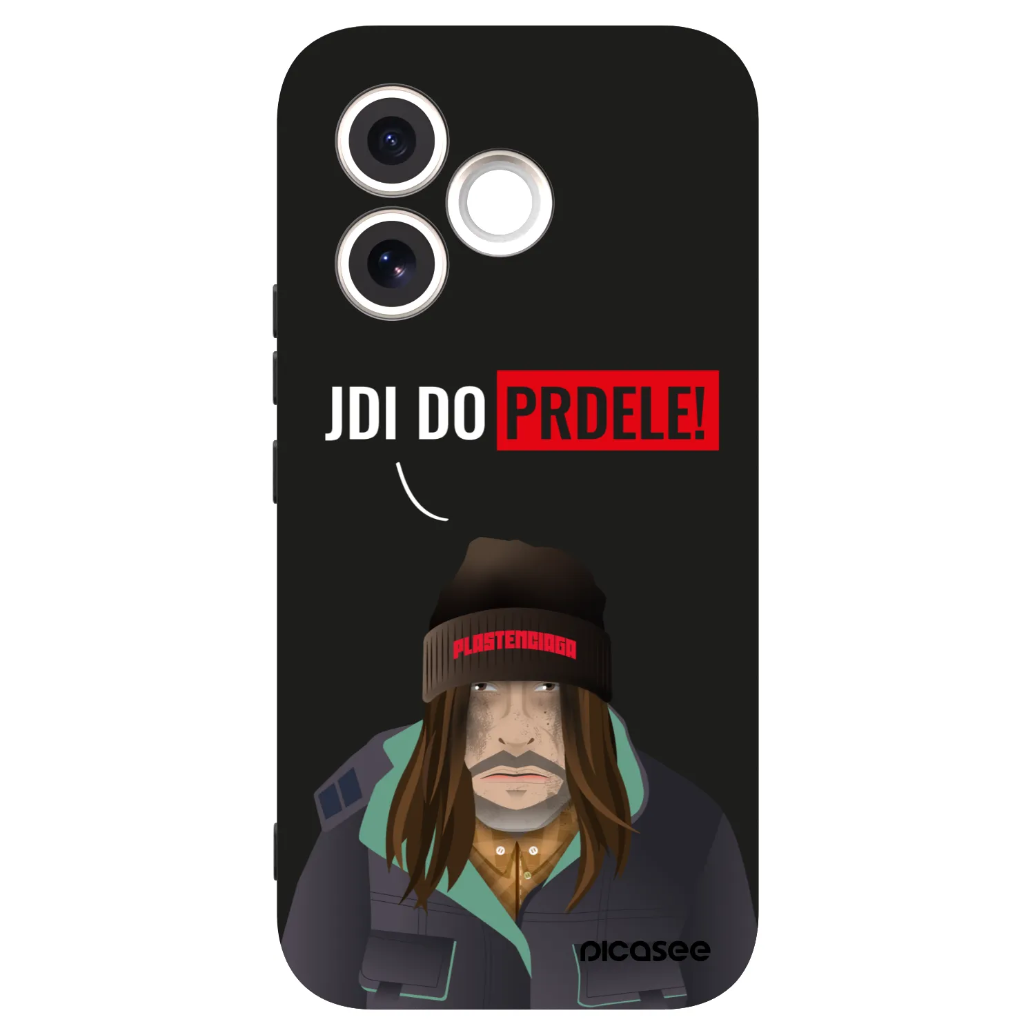 Picasee Μαύρη θήκη σιλικόνης για Honor 600 Lite - Bezďák