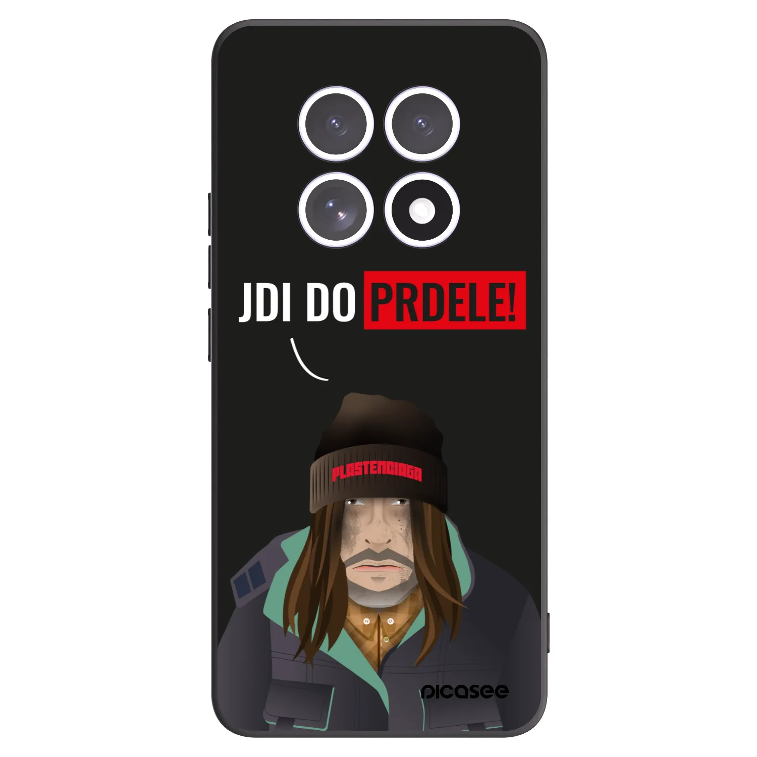 Picasee Μαύρη θήκη σιλικόνης για Xiaomi Redmi Note 15 5G - Bezďák