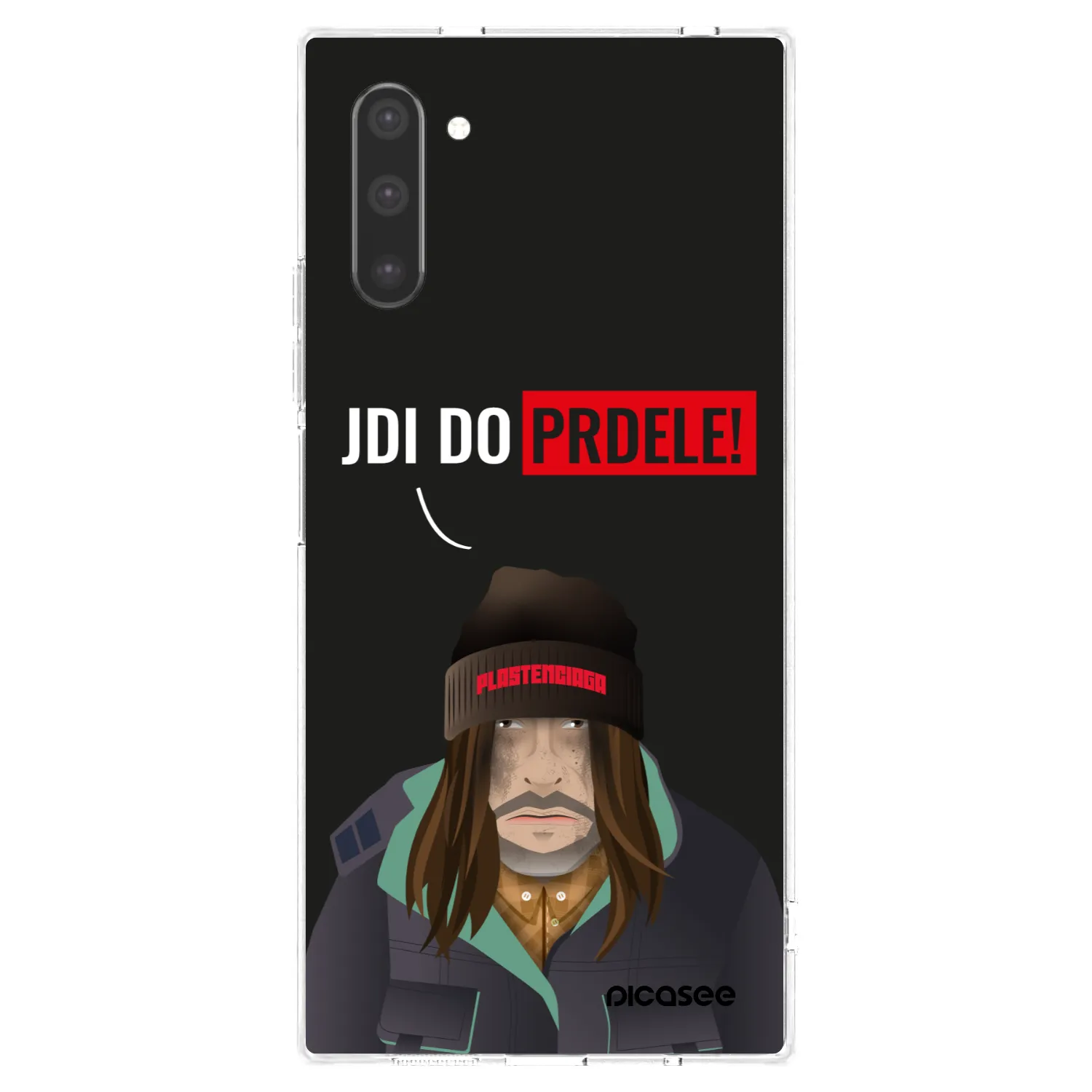 Picasee διαφανής θήκη σιλικόνης Samsung Galaxy Note 10 N970F - Bezďák