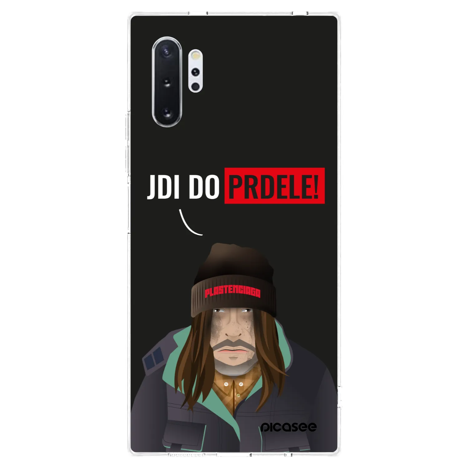 Picasee διαφανής θήκη σιλικόνης Samsung Galaxy Note 10+ N975F - Bezďák