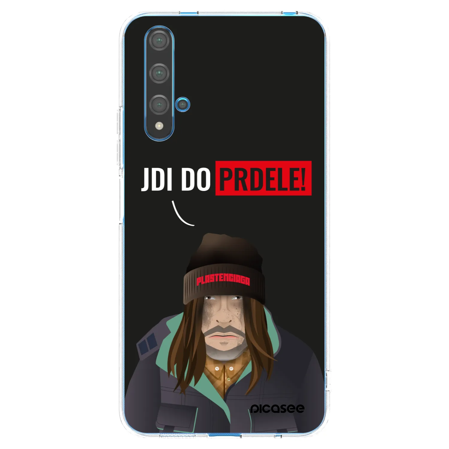 Picasee διαφανής θήκη σιλικόνης Huawei Nova 5T - Bezďák