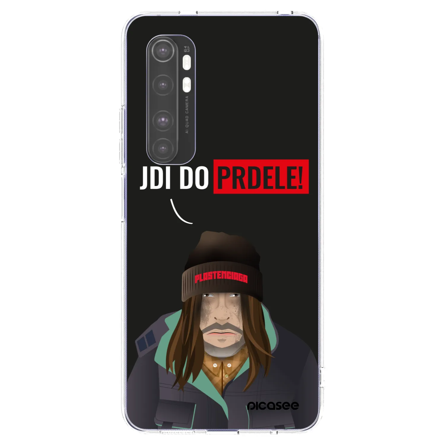 Picasee διαφανής θήκη σιλικόνης Xiaomi Mi Note 10 Lite - Bezďák