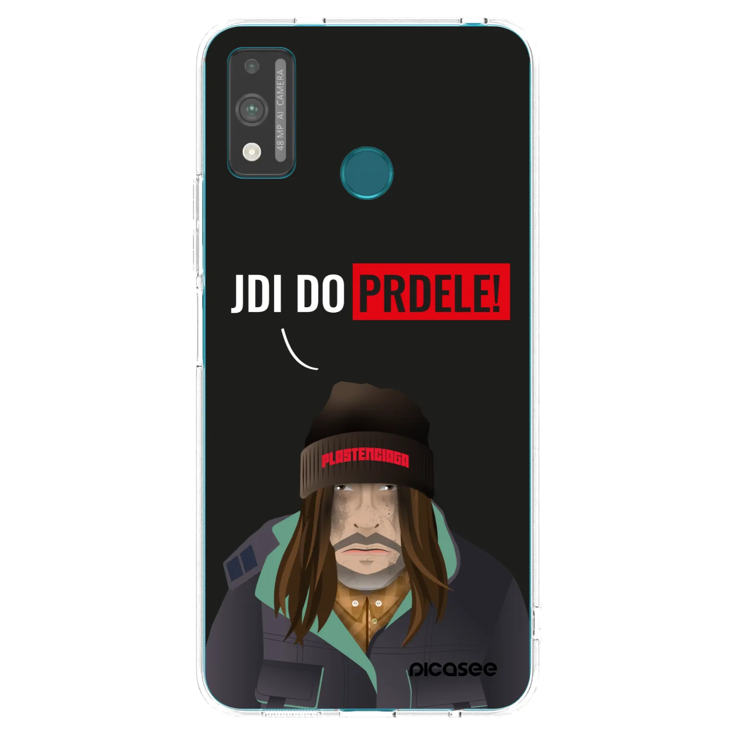 Picasee διαφανής θήκη σιλικόνης Honor 9X Lite - Bezďák