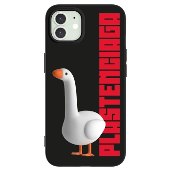 Picasee Μαύρη θήκη σιλικόνης για Apple iPhone 12 - Kiky Ricky