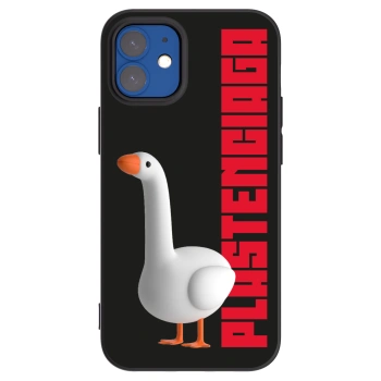 Picasee Μαύρη θήκη σιλικόνης για Apple iPhone 12 mini - Kiky Ricky