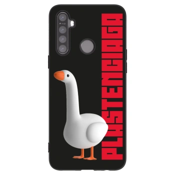 Picasee Μαύρη θήκη σιλικόνης για Realme 5 - Kiky Ricky