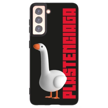 Picasee Μαύρη θήκη σιλικόνης για Samsung Galaxy S21 5G G991B - Kiky Ricky