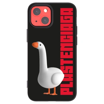 Picasee Μαύρη θήκη σιλικόνης για Apple iPhone 13 mini - Kiky Ricky
