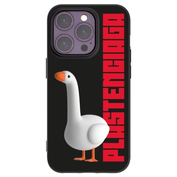 Picasee Μαύρη θήκη σιλικόνης για Apple iPhone 14 Pro - Kiky Ricky