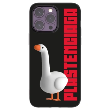 Picasee Μαύρη θήκη σιλικόνης για Apple iPhone 14 Pro Max - Kiky Ricky