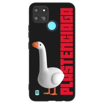 Picasee Μαύρη θήκη σιλικόνης για Realme C21Y - Kiky Ricky