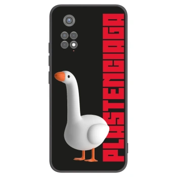 Picasee Μαύρη θήκη σιλικόνης για Xiaomi Redmi Note 11S 5G - Kiky Ricky