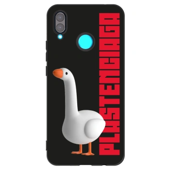 Picasee Μαύρη θήκη σιλικόνης για Huawei Nova 3 - Kiky Ricky