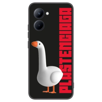 Picasee Μαύρη θήκη σιλικόνης για Realme C33 (2023) - Kiky Ricky