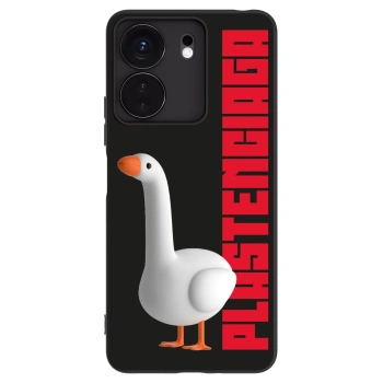 Picasee Μαύρη θήκη σιλικόνης για Xiaomi Redmi 13C 4G - Kiky Ricky