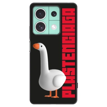 Picasee Μαύρη θήκη σιλικόνης για Xiaomi Redmi Note 13 5G - Kiky Ricky