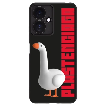 Picasee Μαύρη θήκη σιλικόνης για Xiaomi Redmi 13C 5G - Kiky Ricky