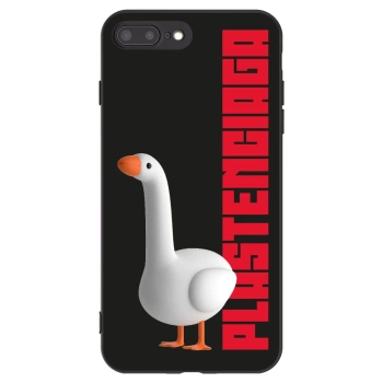 Picasee Μαύρη θήκη σιλικόνης για Apple iPhone 8 Plus - Kiky Ricky