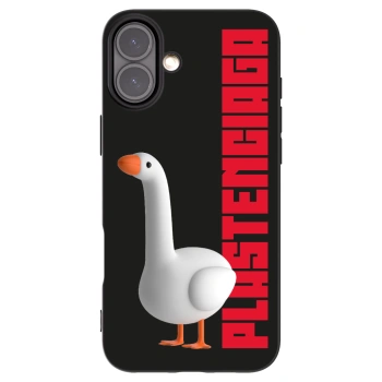 Picasee Μαύρη θήκη σιλικόνης για Apple iPhone 16 Plus - Kiky Ricky