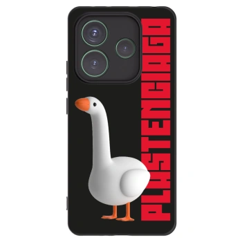 Picasee Μαύρη θήκη σιλικόνης για Xiaomi Redmi Note 14 5G - Kiky Ricky