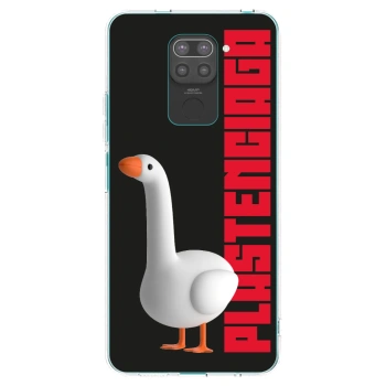 Picasee Μαύρη θήκη σιλικόνης για Xiaomi Redmi Note 9 - Kiky Ricky