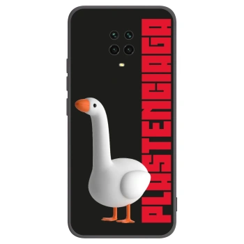 Picasee Μαύρη θήκη σιλικόνης για Xiaomi Redmi Note 9S - Kiky Ricky