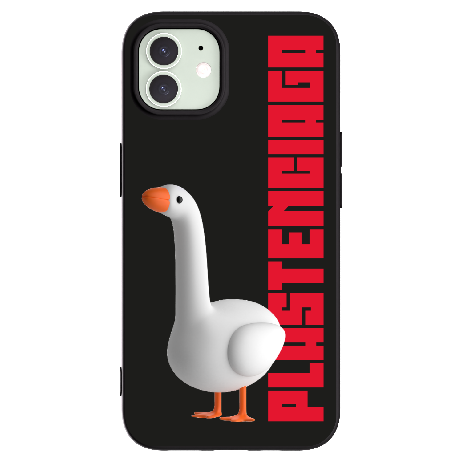 Picasee Μαύρη θήκη σιλικόνης για Apple iPhone 12 - Kiky Ricky