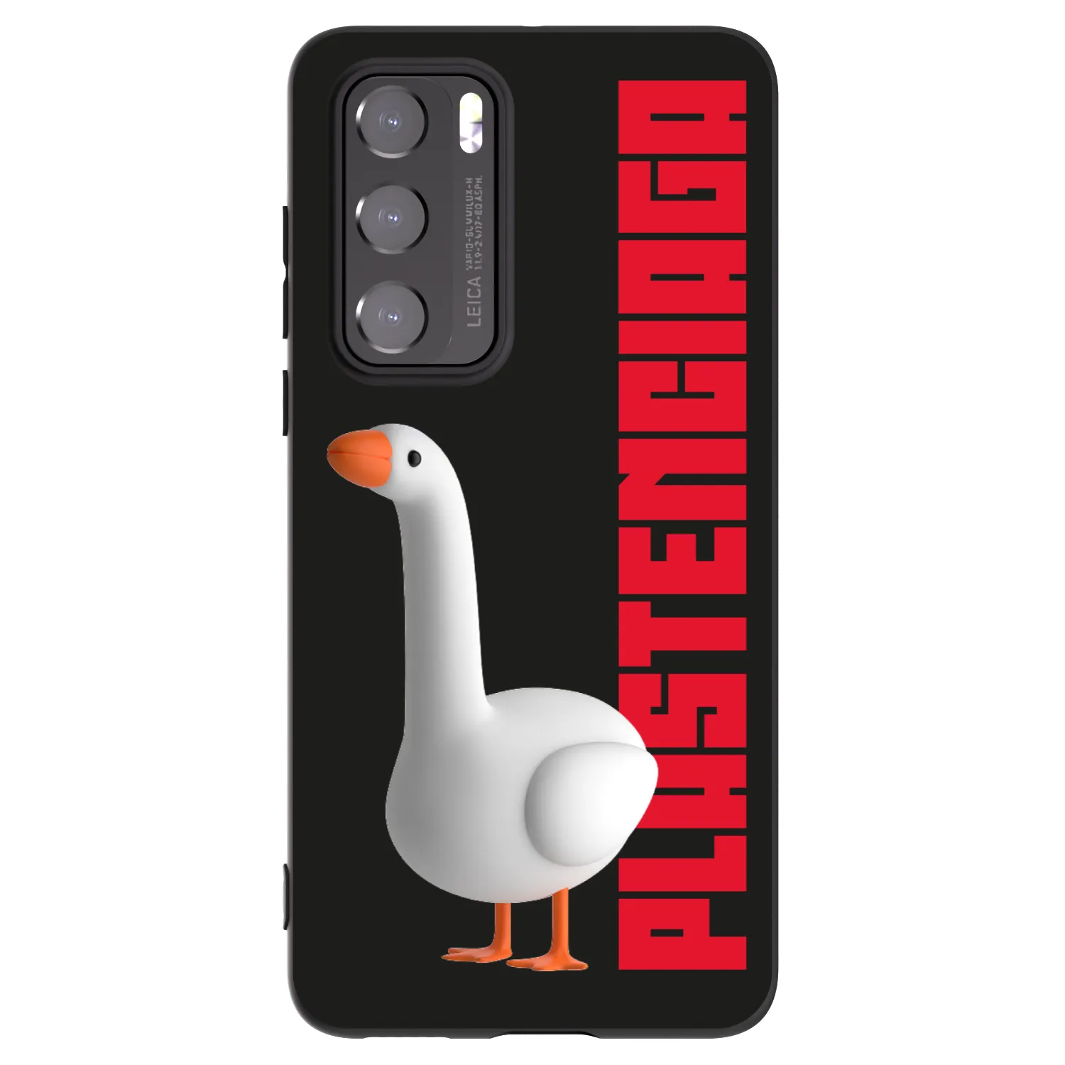 Picasee Μαύρη θήκη σιλικόνης για Huawei P40 - Kiky Ricky