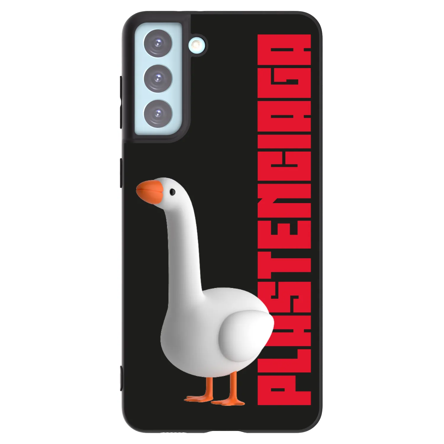 Picasee Μαύρη θήκη σιλικόνης για Samsung Galaxy S21+ 5G G996F - Kiky Ricky