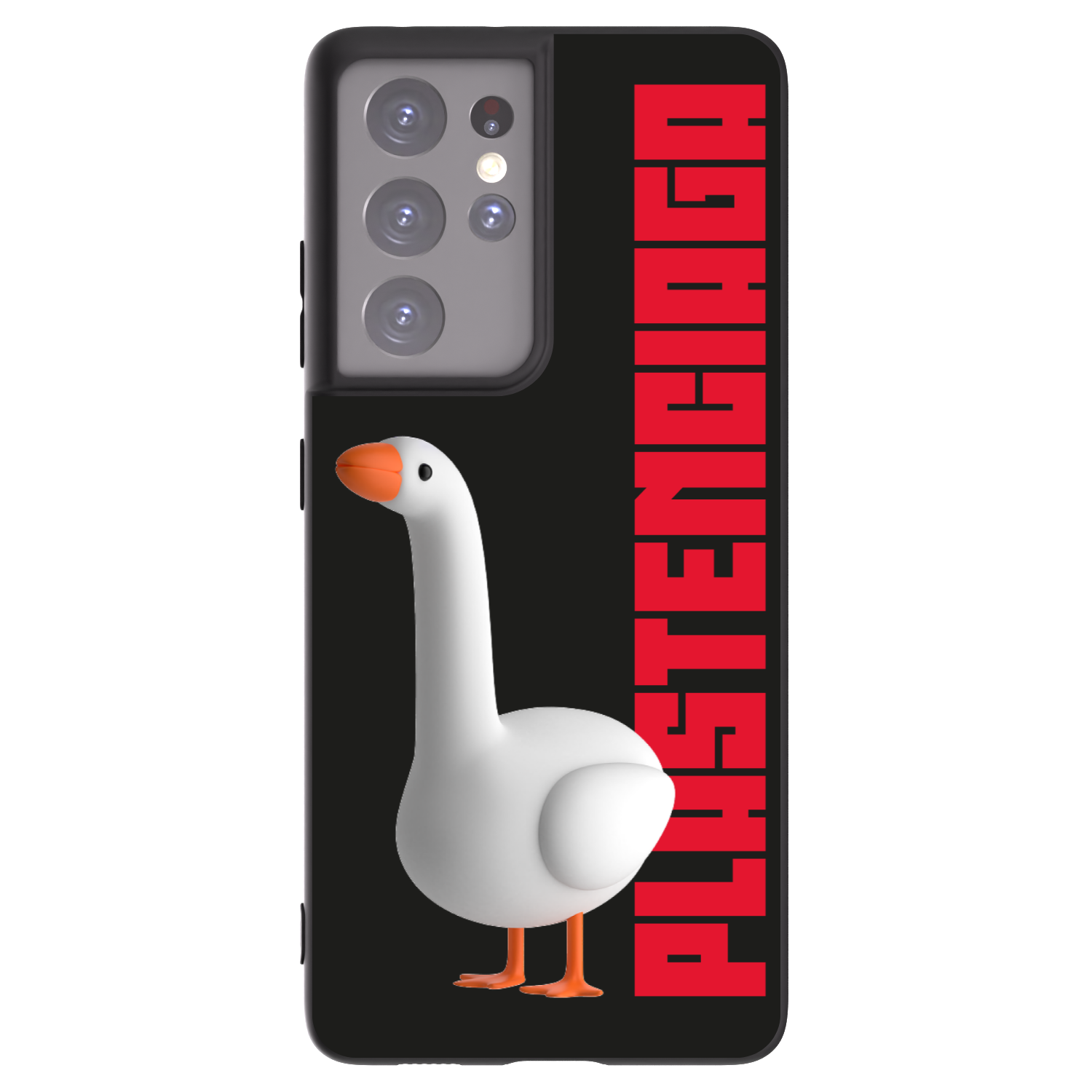 Picasee Μαύρη θήκη σιλικόνης για Samsung Galaxy S21 Ultra 5G G998B - Kiky Ricky