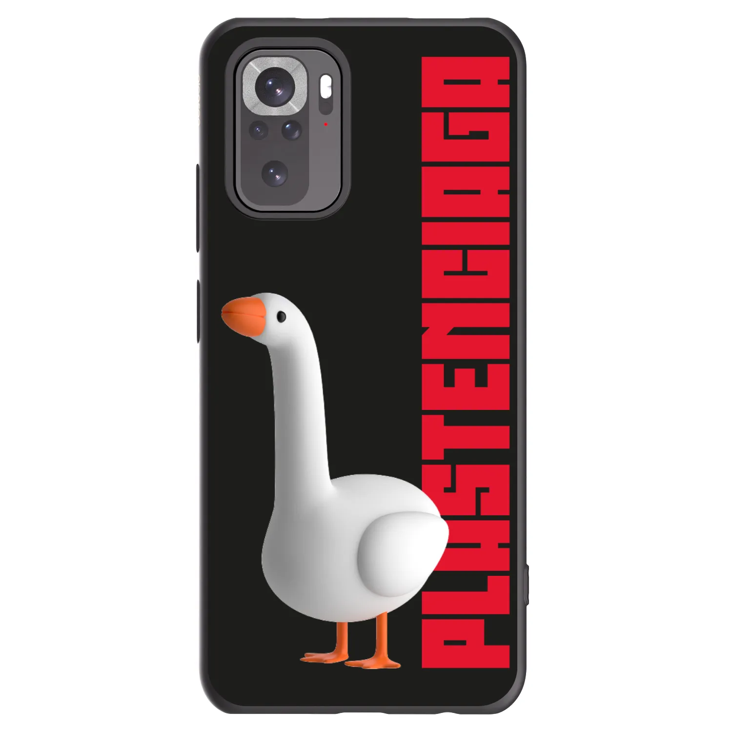 Picasee Μαύρη θήκη σιλικόνης για Xiaomi Redmi Note 10 - Kiky Ricky