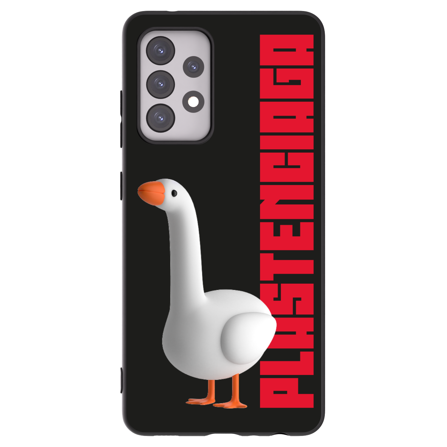 Picasee Μαύρη θήκη σιλικόνης για Samsung Galaxy A52 5G A525F - Kiky Ricky