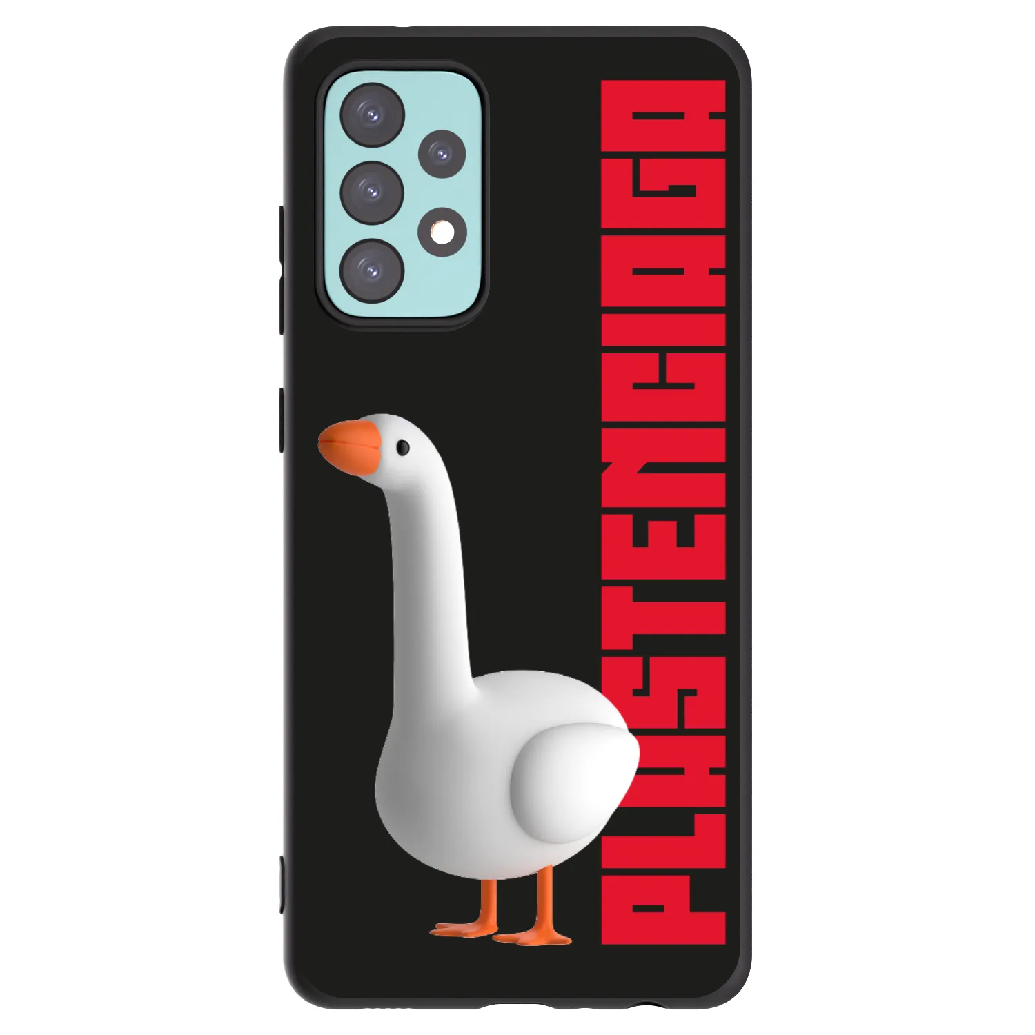 Picasee Μαύρη θήκη σιλικόνης για Samsung Galaxy A72 A725F - Kiky Ricky