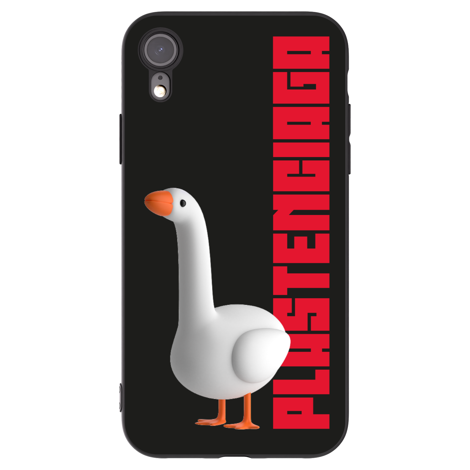 Picasee Μαύρη θήκη σιλικόνης για Apple iPhone XR - Kiky Ricky