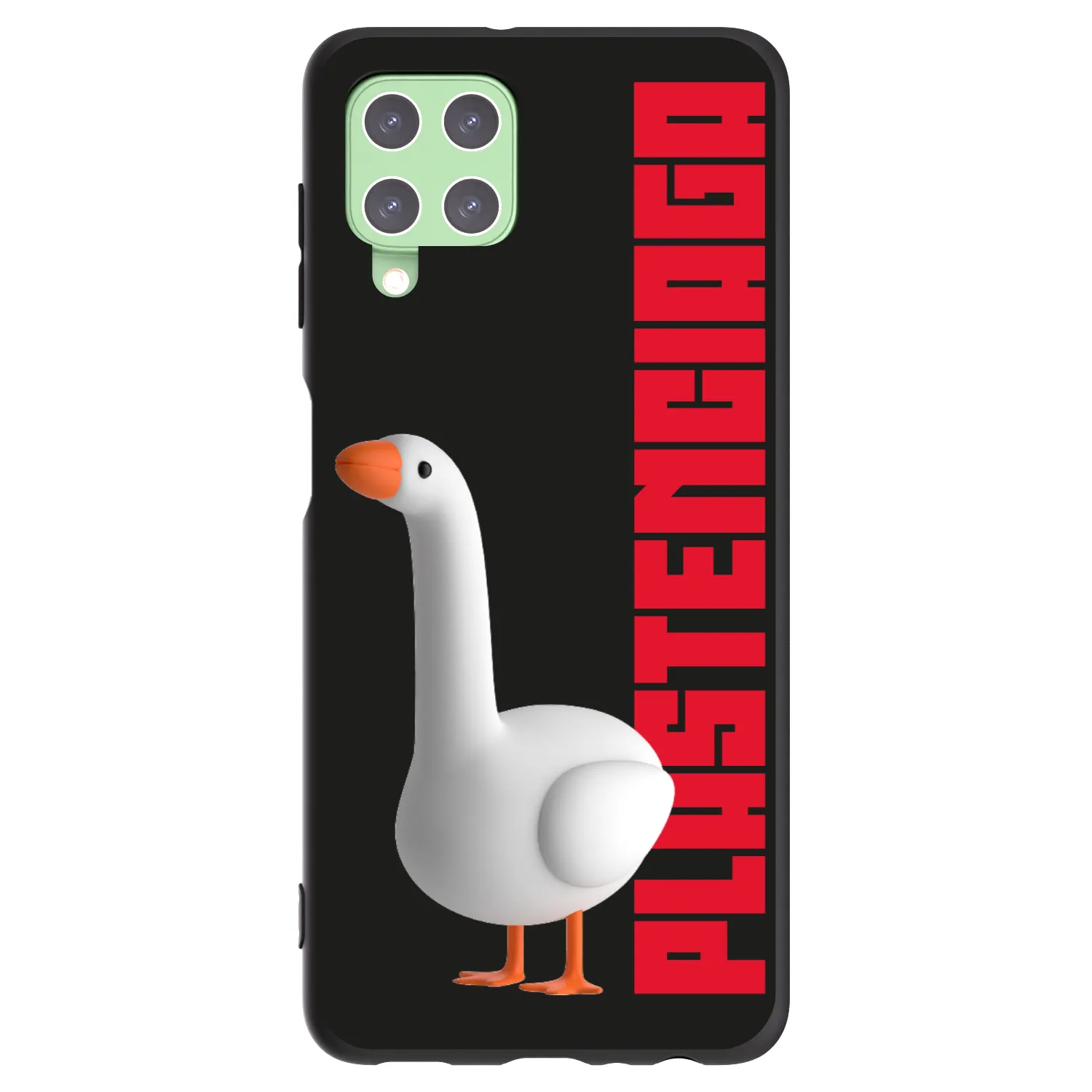 Picasee Μαύρη θήκη σιλικόνης για Samsung Galaxy A22 A225F 4G - Kiky Ricky