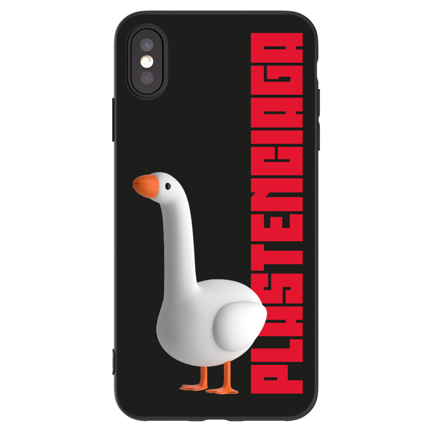 Picasee Μαύρη θήκη σιλικόνης για Apple iPhone XS Max - Kiky Ricky