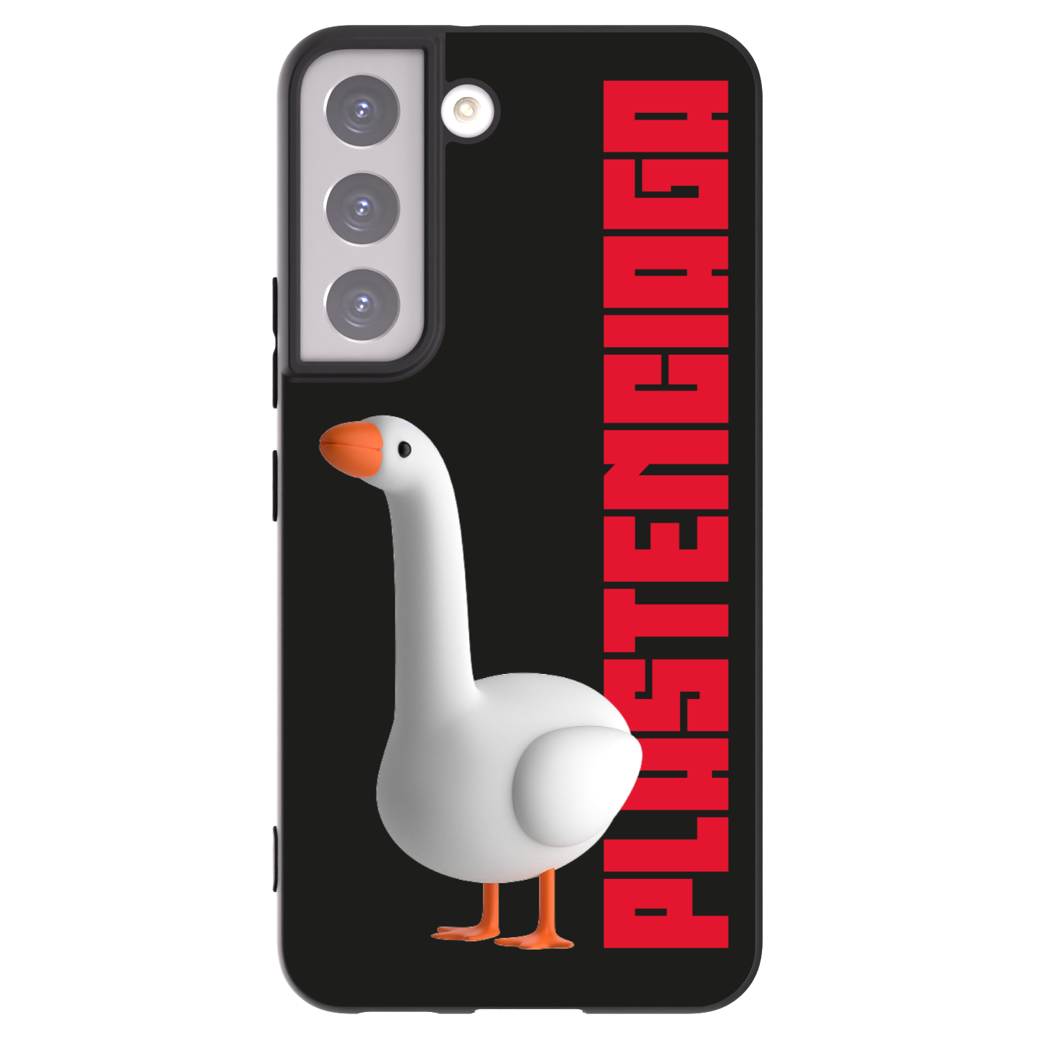 Picasee Μαύρη θήκη σιλικόνης για Samsung Galaxy S22 5G - Kiky Ricky