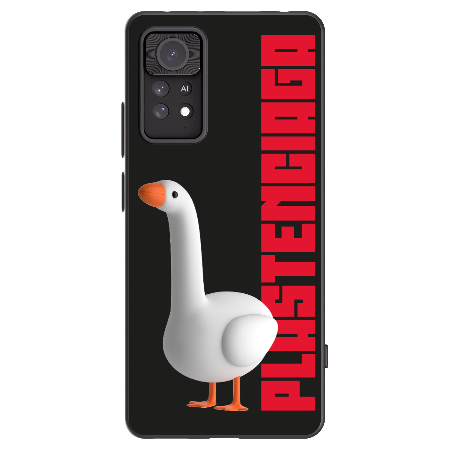 Picasee Μαύρη θήκη σιλικόνης για Xiaomi Redmi Note 11 Pro 5G - Kiky Ricky