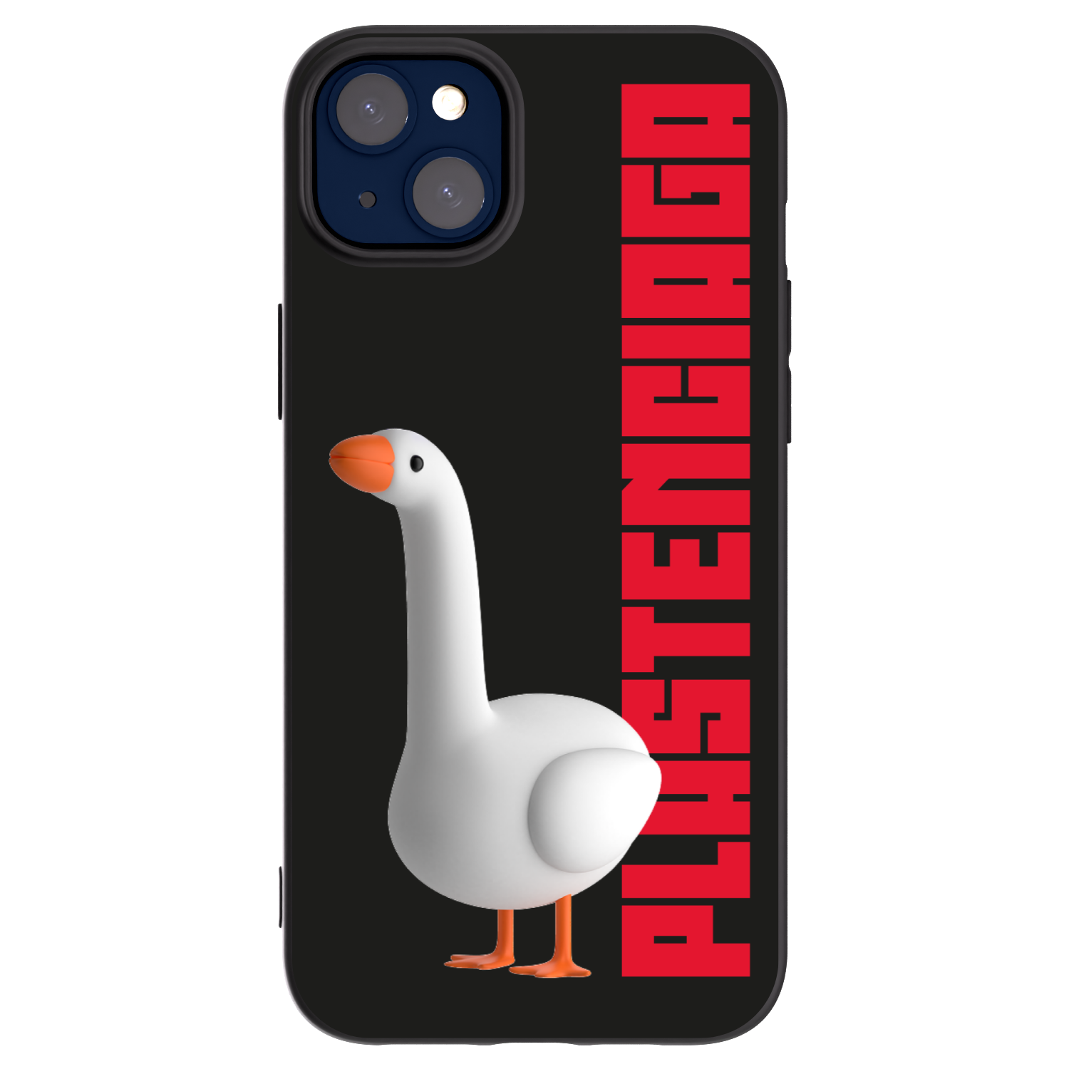 Picasee Μαύρη θήκη σιλικόνης για Apple iPhone 14 Plus - Kiky Ricky