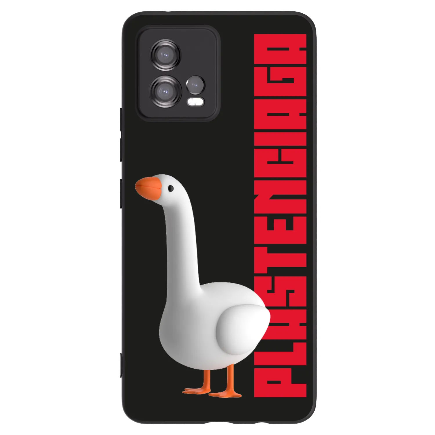 Picasee Μαύρη θήκη σιλικόνης για Motorola Moto G72 - Kiky Ricky